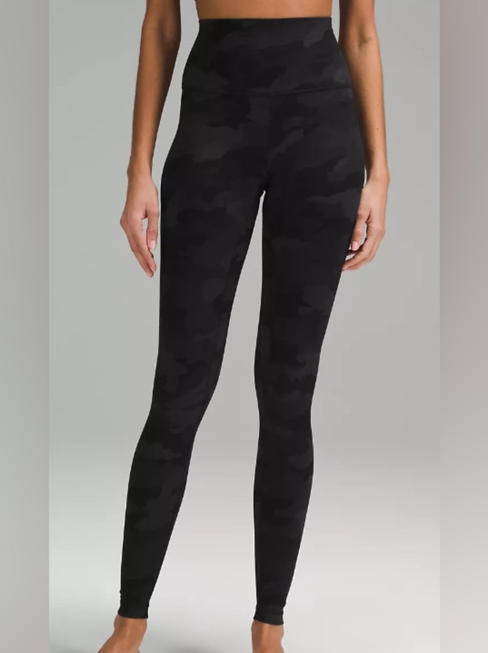 lululemon High-Rise Black Camo Leggings